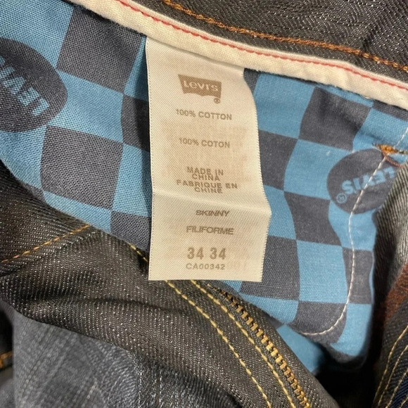 Levi’s The Original Jeans 511 Skinny Size 34 - Picture 7 of 7